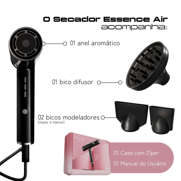 Secador Stylist Essence Air - Fashion Gold 127/220V - Image 3