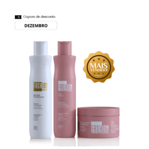 Combo Escova Progressiva Fashion Gold 300g